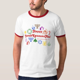 Camiseta Feliz HanukKwanzaaMas!