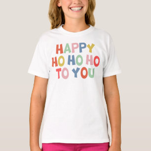 Camiseta feliz ho ho ho