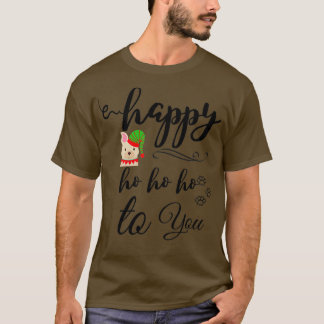Camiseta Feliz Ho Ho Ho Ho Para Você