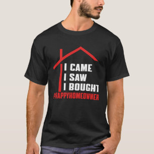 Camiseta Feliz Homeowner Roupa do Partido do Aquecimento Fa