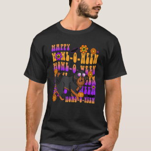 Camiseta Feliz Howl entre Tibetan Mastiff Cog Flower Groo