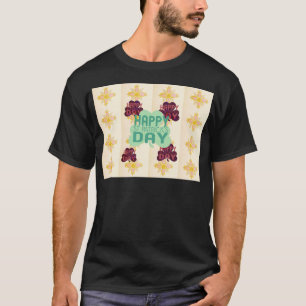 Camiseta Feliz Impressão de Arte Adorável do Dia de São Pat