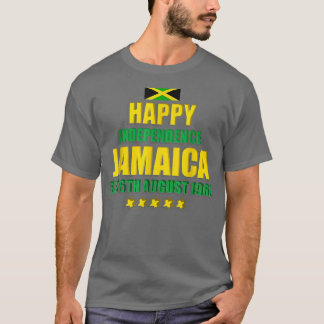 Camiseta Feliz Independência Jamaica, 6 de agosto de 1962, 
