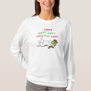 Camiseta Feliz Jack Russell Terrier Natal Cachorro