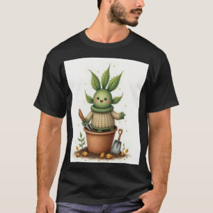 Camiseta Feliz Jardineiro de Suculentas Adesivo de Pai de P