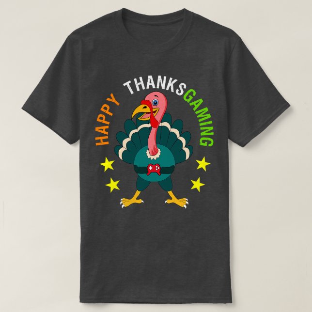 Camiseta Feliz Jogo De Ação De Graças Turquia Para Menina (Frente do Design)