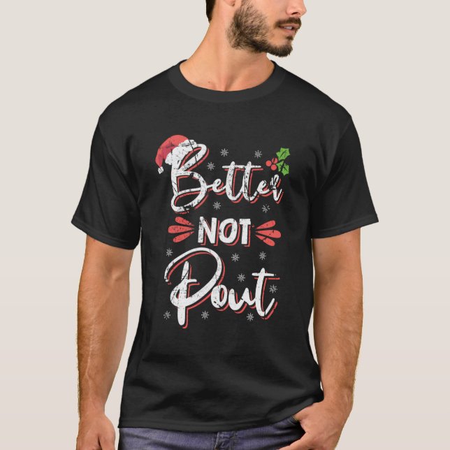 Camiseta Feliz Jogo de Natal Melhor Não Dar Perdas (Frente)