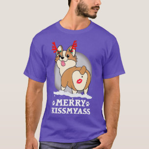 Camiseta Feliz KissMyAss Corgi Horn Hallowee
