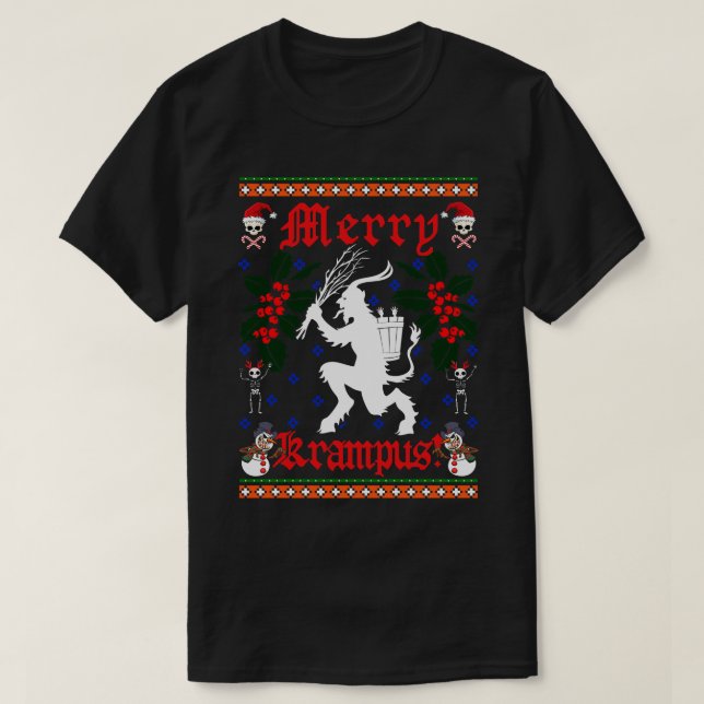 Camiseta Feliz Krampus (Frente do Design)