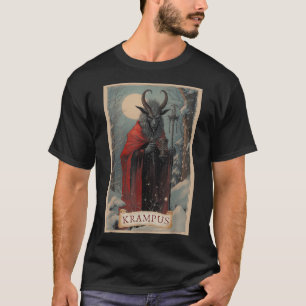 Camiseta Feliz Krampus Horror Natal Ugly Sweater Mau P