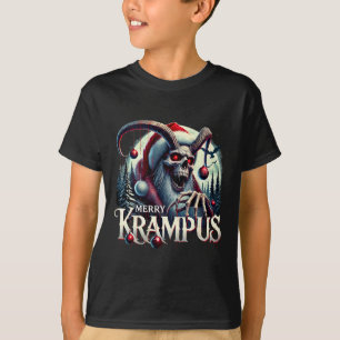 Camiseta Feliz Krampus Krampus Está Chegando à Cidade Terro
