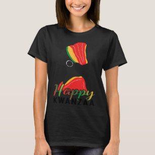 Camiseta Feliz Kwanzaa Sete Princípios Do Africano Kwanzaa