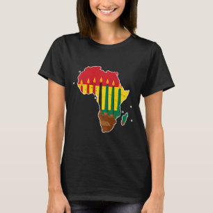 Camiseta Feliz Kwanzaa Sete Princípios Kinara Velas Afri