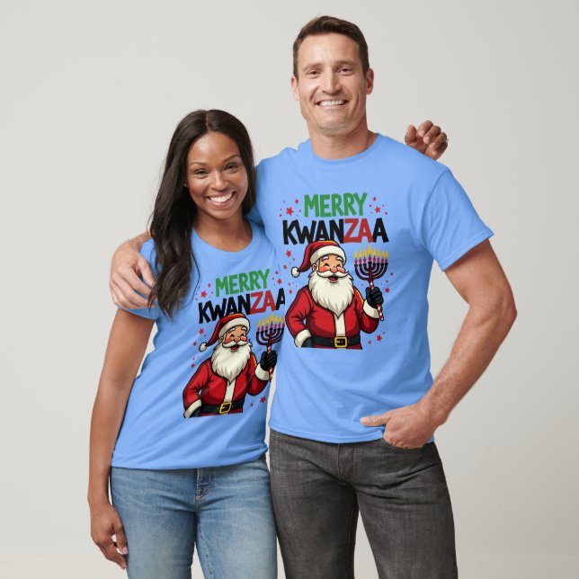 Camiseta feliz kwanzaa T-Shirt (Unissex)