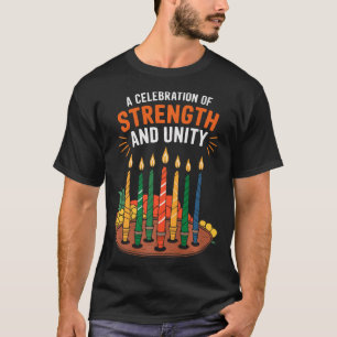 Camiseta Feliz Kwanzaa vela Africa Holiday African American