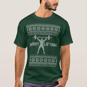 Camiseta Feliz Liftmas Feia Natal Docinho Workout P