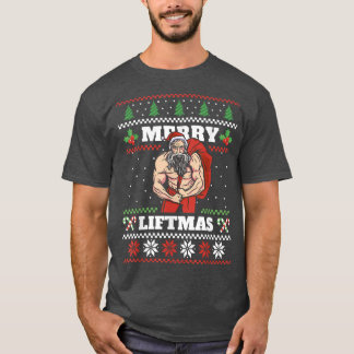 Camiseta Feliz Liftmas I Ugly Christmas Sweater Gyout