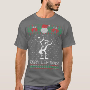 Camiseta Feliz Liftmas natalino de Natal