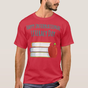 Camiseta Feliz Livro Amantes do Dia Internacional da Litera