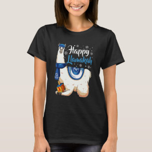 Camiseta Feliz Llamakah Hanukkah Chanukkah Feriado Judaico