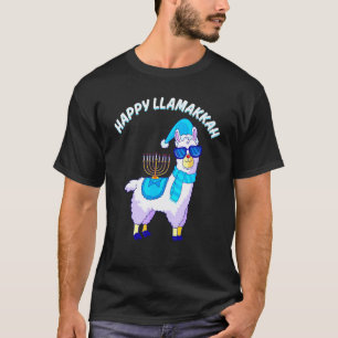 Camiseta Feliz Llamakkah Hanukkah Llama Chanukah Alpaca