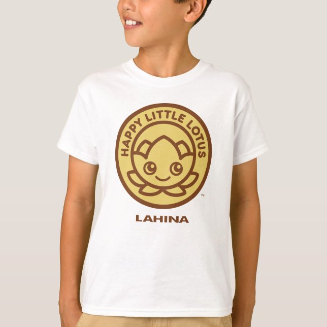 Camiseta Feliz Lotus, Lahina, (Frente)