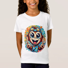 Camiseta Feliz Macaco da Paz n.o 5