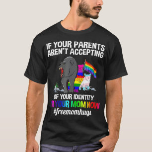 Camiseta Feliz Mãe LGBTuia se seus pais não estão aceitando
