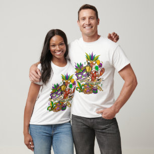 Camiseta Feliz Mardi Gras