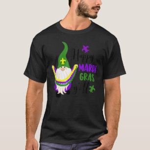 Camiseta Feliz Mardi Gras Yall Gnomo Mardi Gras 2023 Miçang