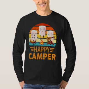Camiseta Feliz Marshmallow Camper Cute Para Homens