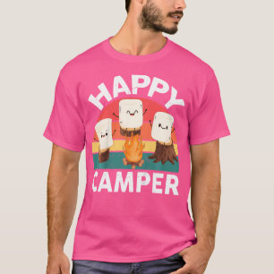 Camiseta Feliz Marshmallow Camper Shirt Kids Toddler Boy Cu