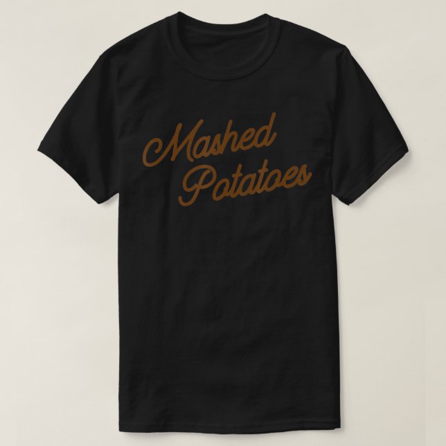 Camiseta Feliz Mash Batatas Graças (Frente do Design)