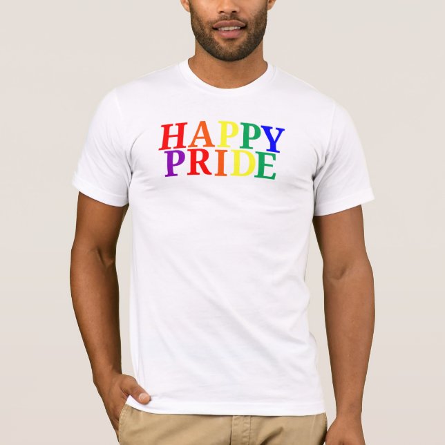 Camiseta Feliz Mês do Orgulho (Frente)