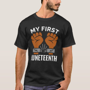 Camiseta feliz meu primeiro branco de dezenove