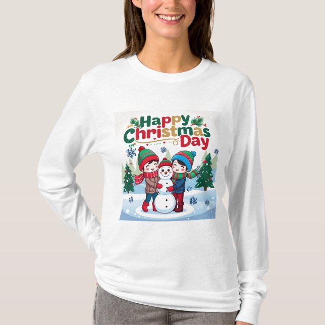 Camiseta Feliz Natal (Frente)