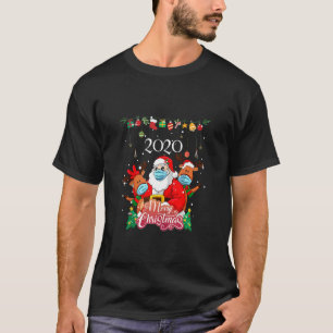 Camiseta Feliz Natal 2020 - Papais noeis & Reindeer Mask Pa