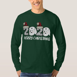 Camiseta Feliz Natal 2020 Quarentena Papai Noel de Papel Hi