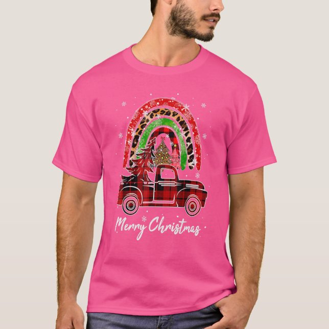 Camiseta Feliz Natal 2022, Leopard Buffalo Tree Re (Frente)