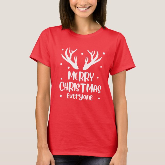 Camiseta Feliz Natal a Todos (Frente)