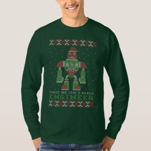 Camiseta Feliz Natal AI Robot