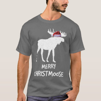 Camiseta Feliz Natal Alce Eu Amo Presentes de Alce para Ama