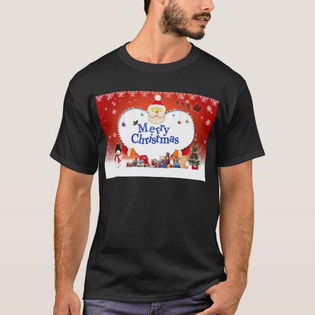 Camiseta Feliz Natal Amor de Papai Noel (Frente)