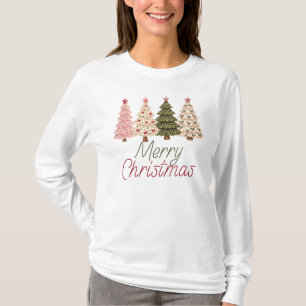Camiseta Feliz Natal, Árvores de Natal