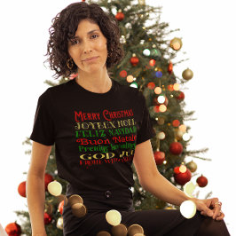 Camiseta Feliz Natal às Nações