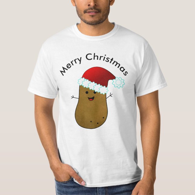 Camiseta Feliz Natal Batata (Frente)