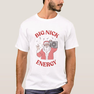 Camiseta Feliz Natal Big Nick Energy