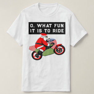 Camiseta Feliz Natal Biker
