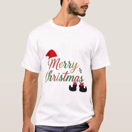Camiseta Feliz Natal – Blusa Divertida de Férias