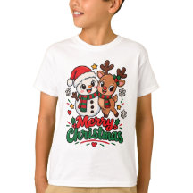 Feliz Natal Boneco de Neve Rena Feriado